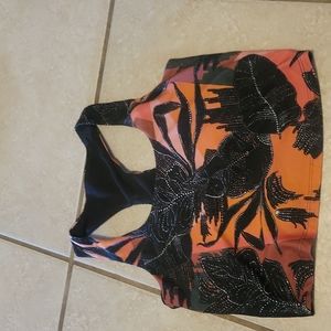 Betsey Johnson sports bra/top size Small